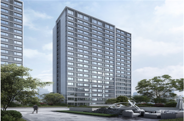 杭州市首座近零能耗住宅建筑临安ag亚娱宸锦学府主体结顶